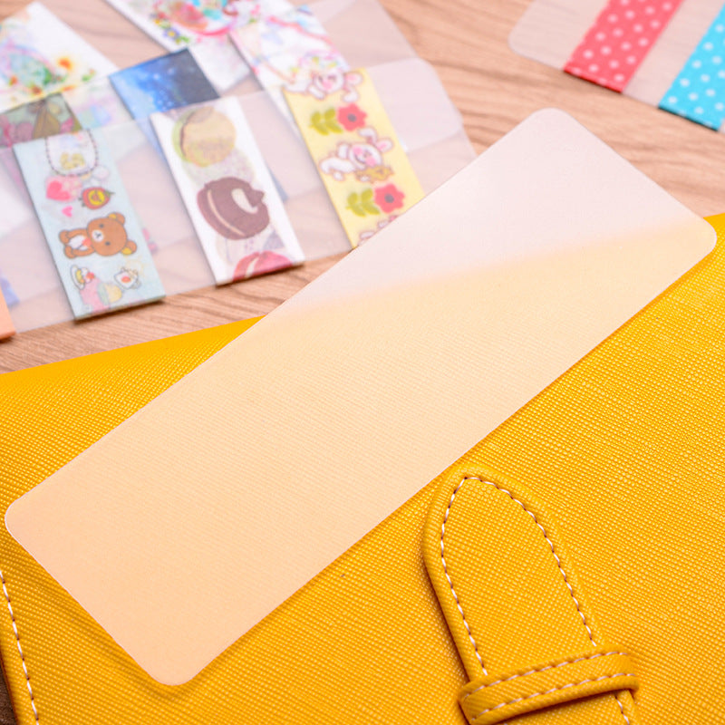 Washi Tape Sample Plastic Board * 5 Pack Matte Surface 4.9cm*15cm //