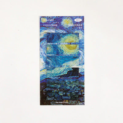 Portable Adhesive Notes Film Vincent van Gogh Painting // Small Size Index Sticky Study Notes Office & Study Supplies Notes Decoration