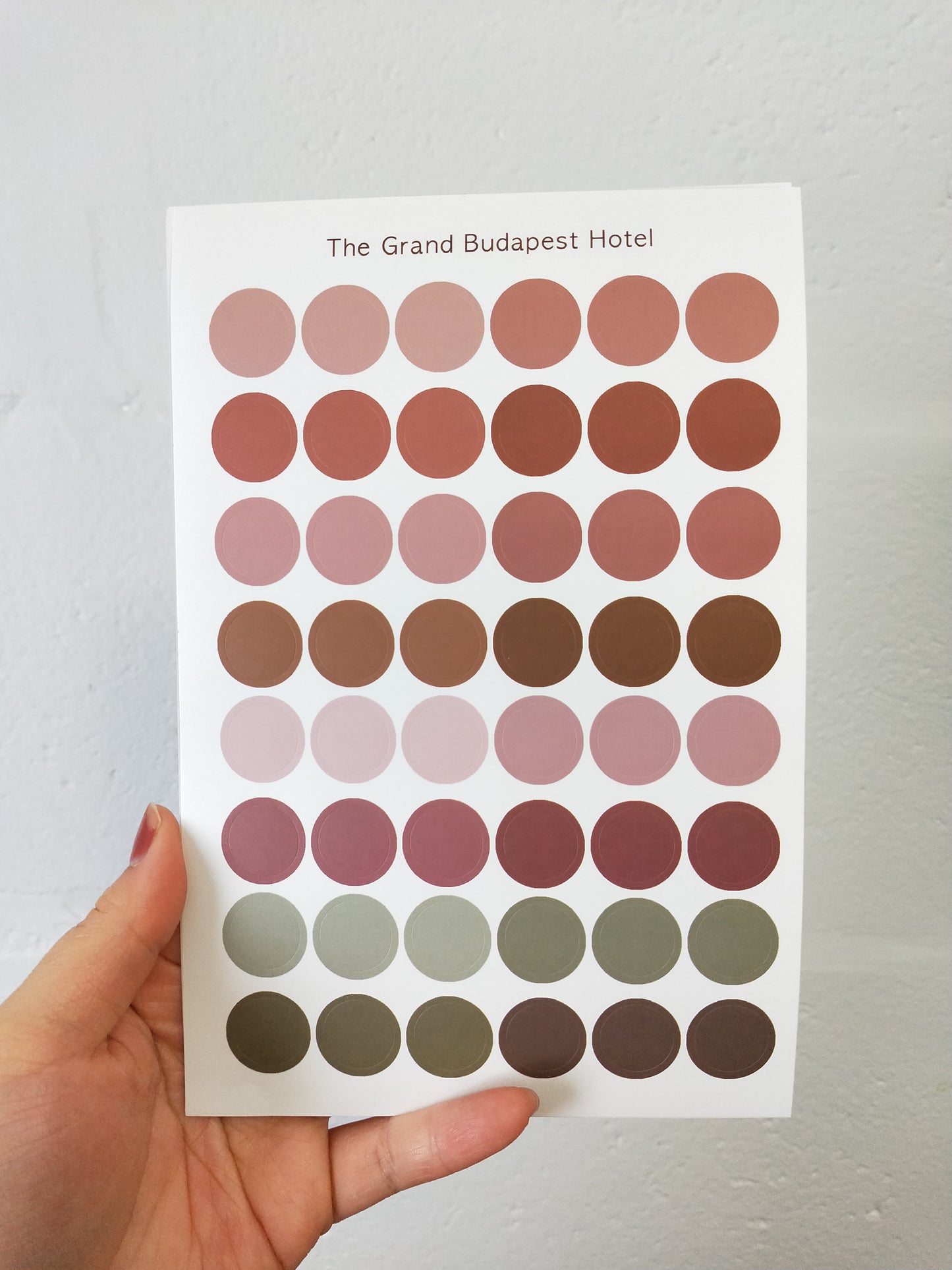 Round Sticker Sheet 48 Dots per Sheet // Multi-functional Colourful Circle Round Dots Stickers Diameter 1.5cm for Planner Bullet Journal