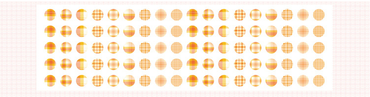 Single Roll Dots Washi Stickers 3 Meters Per Roll // Colourful Round Sticker Diameter 0.8cm Grid Gingham