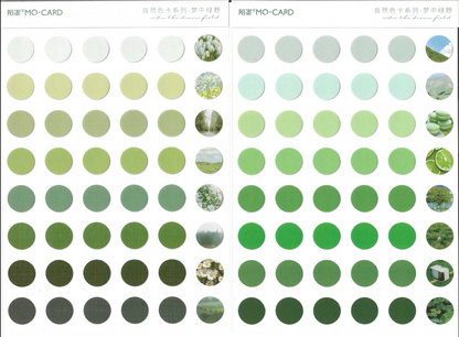 2 Sheets Round Stickers Pack // Coated Paper + Textured Paper Sticker Sheet // Bullet Journal Planner Diameter 1.5cm Round Seal Stickers