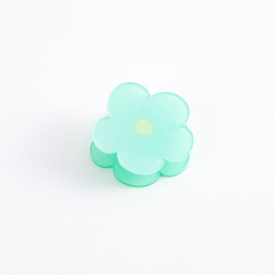 Acrylic Clips Flower Pattern 3.5cm * 3.5cm // Colourful Transparent Flower Plastic Journal Clips Multi-functional Clips
