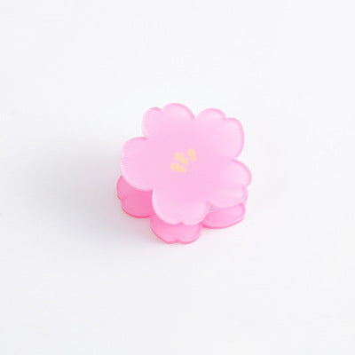 Acrylic Clips Flower Pattern 3.5cm * 3.5cm // Colourful Transparent Flower Plastic Journal Clips Multi-functional Clips