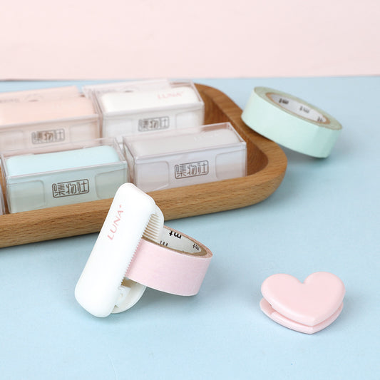 Washi Tape Cutter Random Colour // Suitable for 0.6cm-2.8cm Width Washi Tapes // Plastic Material No Blades