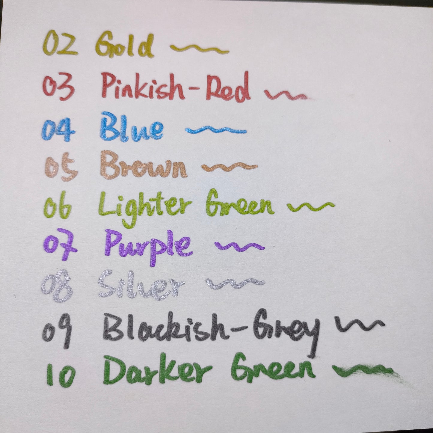 Metallic Pens Single or Set // Journal Drawing Pen Gift Box Drawing Pen // Colour Metallic Pens // Gold White Red Blue Brown Green Purple